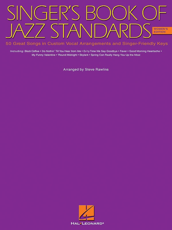 Hal Leonard The Singer's Book Of Jazz Standards Women's Edition