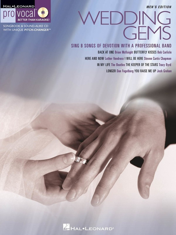 Hal Leonard Wedding Gems Pro Vocal Mens V8 Bk/Cd