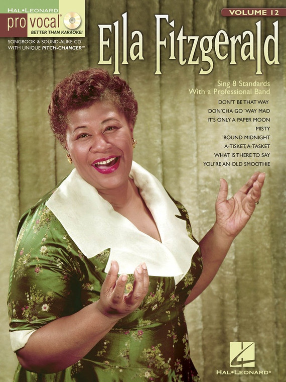 Hal Leonard Ella Fitzgerald Pro Vocal Women's Edition Volume 12