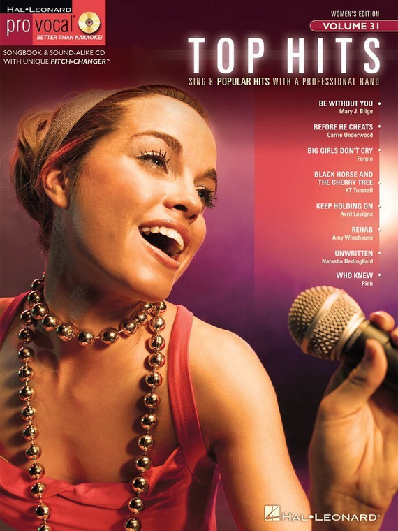 Hal Leonard Top Hits Pro Vocal Women's Edition Volume 31