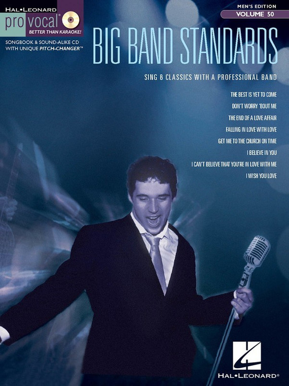 Hal Leonard Big Band Standards Pro Vocal Men's Edition Volume 50