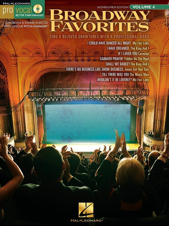 Hal Leonard Broadway Favorites Pro Vocal Mixed Edition Volume 4