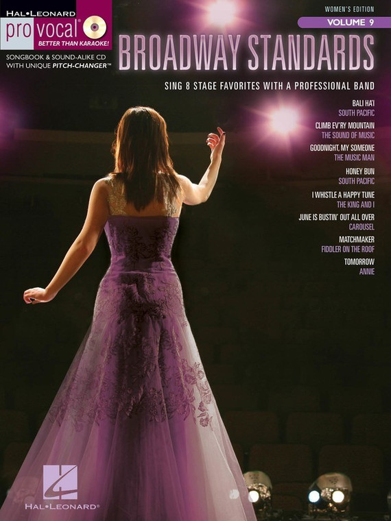 Hal Leonard Broadway Standards Pro Vocal Women's Edition Volume 9