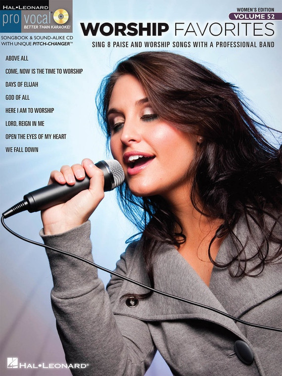 Hal Leonard Worship Favorites Pro Vocal Women's Edition Volume 52