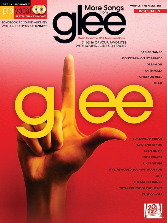 Hal Leonard More Songs From Glee Pro Vocal Male/Female Edition Volume 9