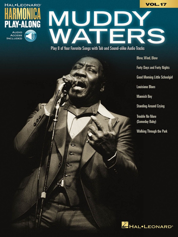 Hal Leonard Muddy Waters Harmonica Playalong V17 Bk/Ola