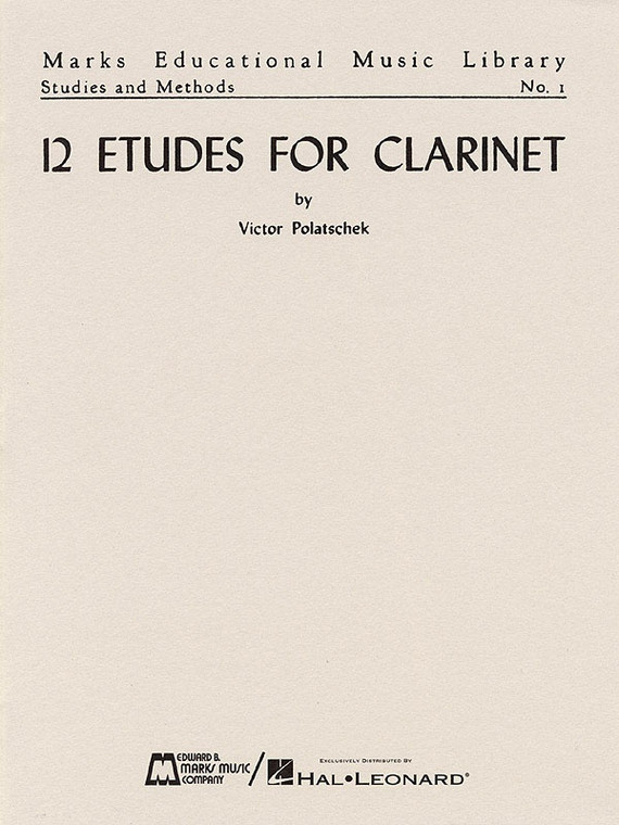 Polatschek 12 Etudes For Clarinet