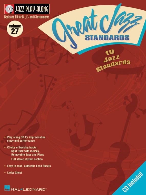 Hal Leonard Great Jazz Standards Jazz Play Along Volume 27