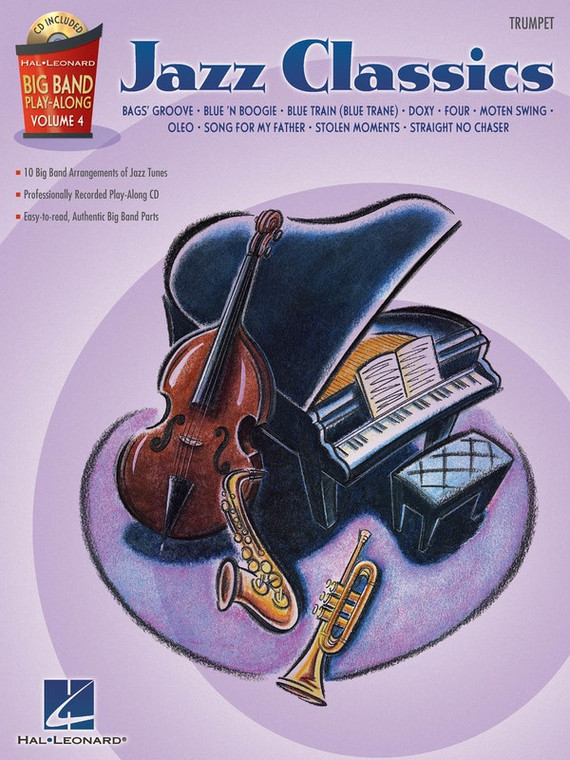 Hal Leonard Jazz Classics Trumpet Big Band Play Along Volume 4