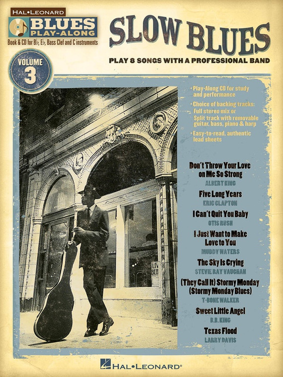 Hal Leonard Slow Blues Blues Play Along Volume 3