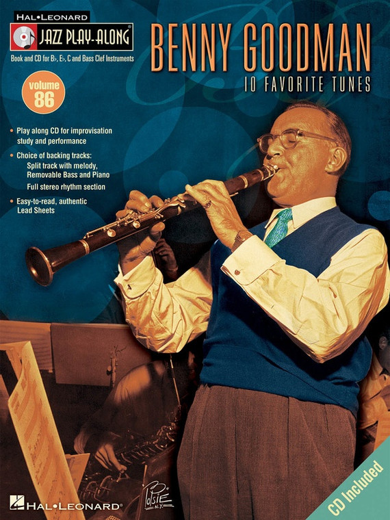 Hal Leonard Benny Goodman Jazz Play Along Volume 86