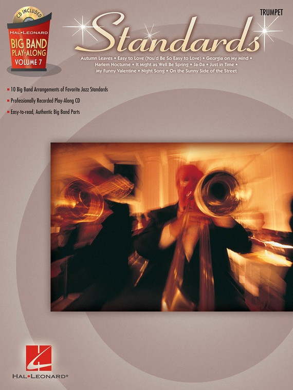 Hal Leonard Standards Trumpet Big Band Play Along Volume 7