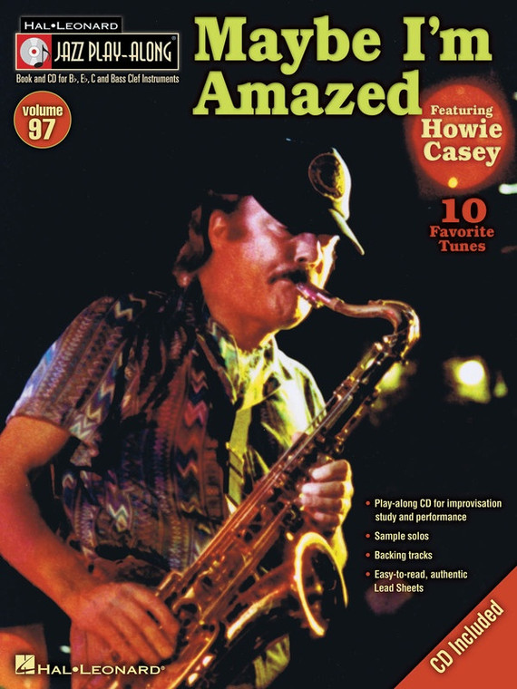 Hal Leonard Maybe I'm Amazed Jazz Play Along Volume 97