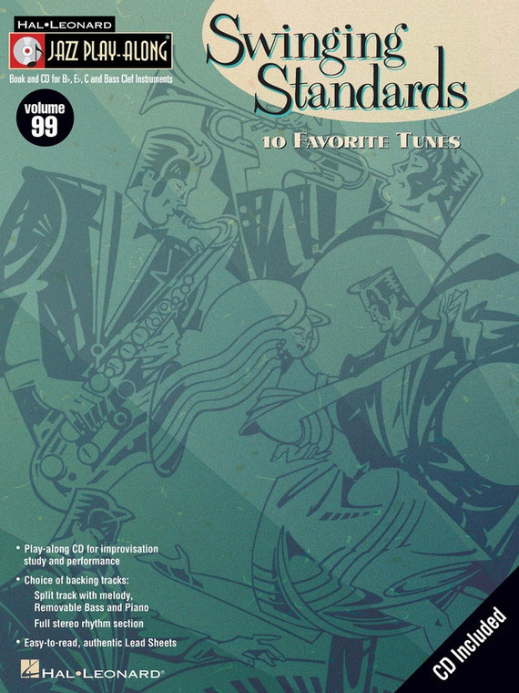 Hal Leonard Swinging Standards Jazz Play Along Volume 99