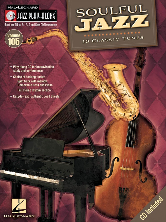 Hal Leonard Soulful Jazz Jazz Play Along Volume 105