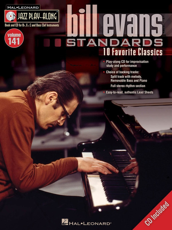 Hal Leonard Bill Evans Standards Jazz Play Along Volume 141