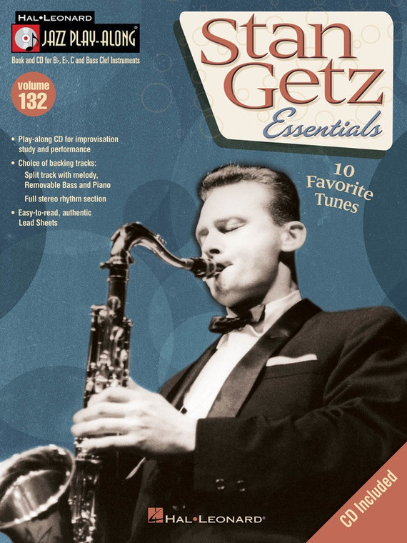 Hal Leonard Stan Getz Jazz Play Along Volume 132