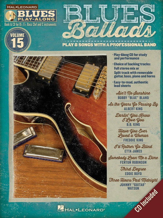 Hal Leonard Blues Ballads Blues Play Along Volume 15