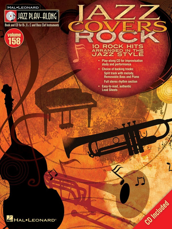 Hal Leonard Jazz Covers Rock Jazz Play Along Volume 158