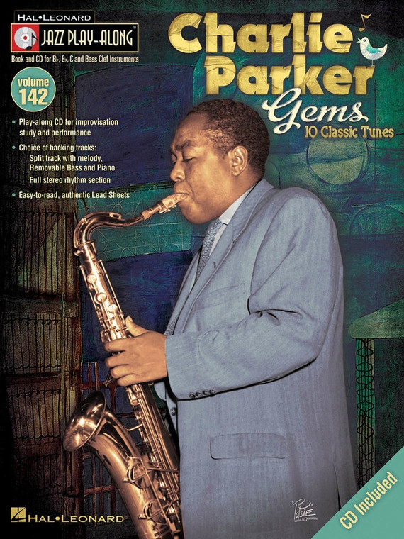 Hal Leonard Charlie Parker Gems Jazz Play Along Volume 142