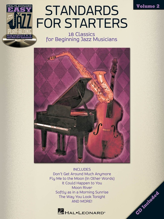 Hal Leonard Standards For Starters Easy Jazz Play Along Volume 2