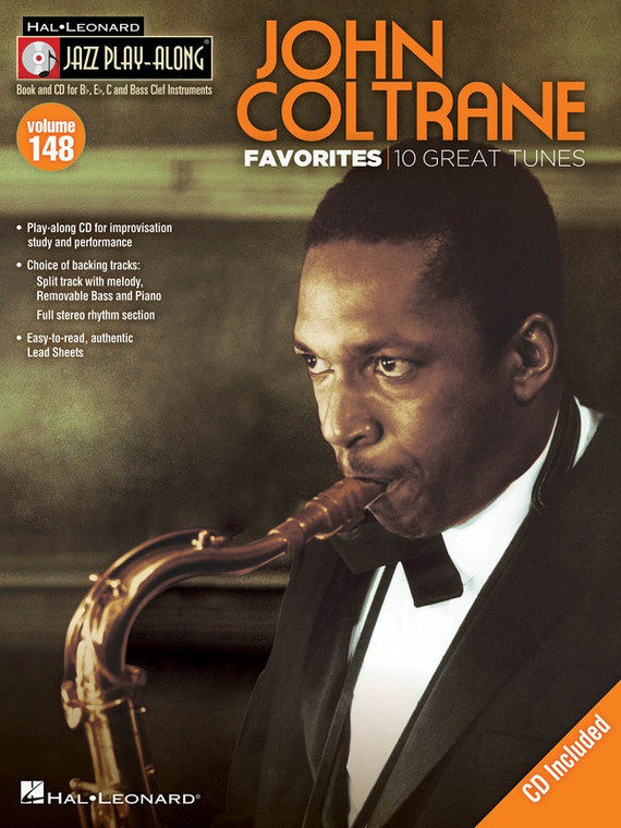 Hal Leonard John Coltrane Favorites Jazz Play Along Volume 148
