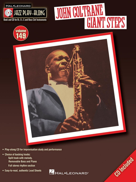 Hal Leonard John Coltrane Giant Steps Jazz Play Along Volume 149