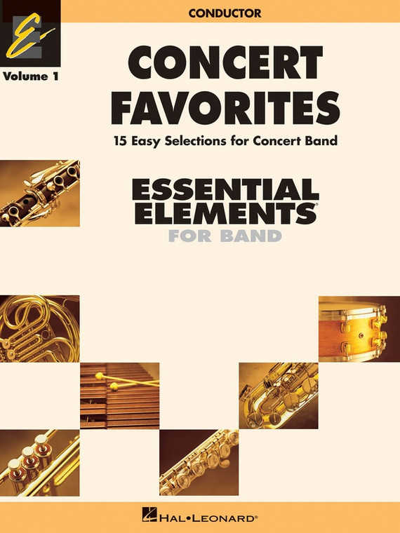 Hal Leonard Concert Favorites Vol. 1 Value Pak (37 Part Books With Conductor Score And Cd)