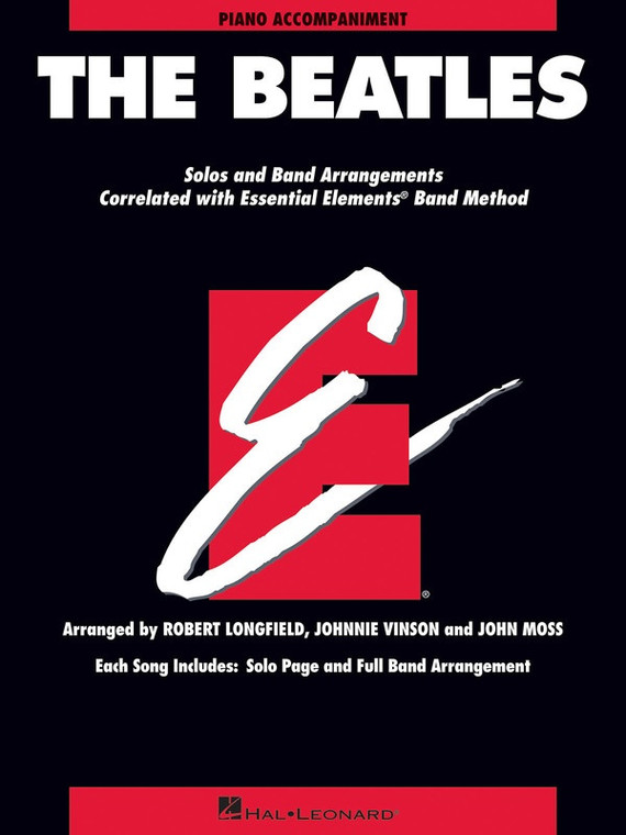 Hal Leonard The Beatles Essential Elements For Band Correlated Collections Piano Accompaniment