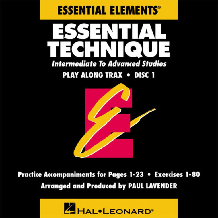 Hal Leonard Essential Technique (Original Series) Play Along Trax (2 Cd Set)