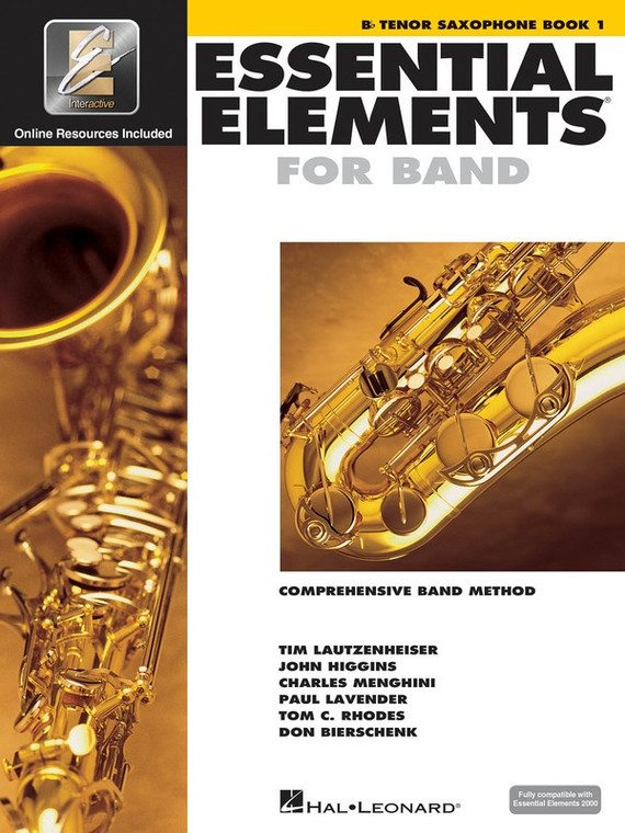 Hal Leonard Essential Elements For Band Book 1 With E Ei Bb Tenor Saxophone