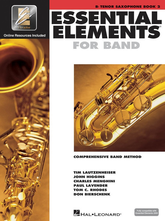 Hal Leonard Essential Elements For Band Book 2 With E Ei Bb Tenor Saxophone