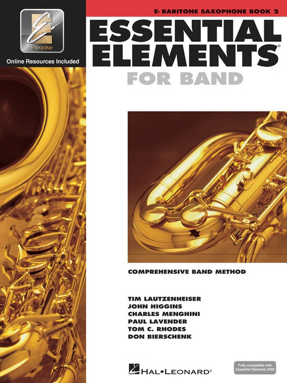 Hal Leonard Essential Elements For Band Book 2 With E Ei Eb Baritone Saxophone