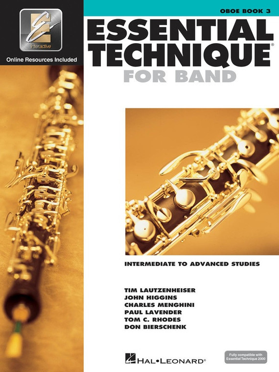 Hal Leonard Essential Technique For Band With E Ei Oboe Book 3 Intermediate To Advanced Studies