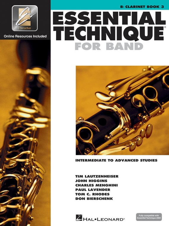 Hal Leonard Essential Technique For Band With E Ei Clarinet Book 3 Intermediate To Advanced Studies