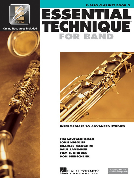 Hal Leonard Essential Technique For Band With E Ei Alto Clarinet Book 3 Intermediate To Advanced Studies