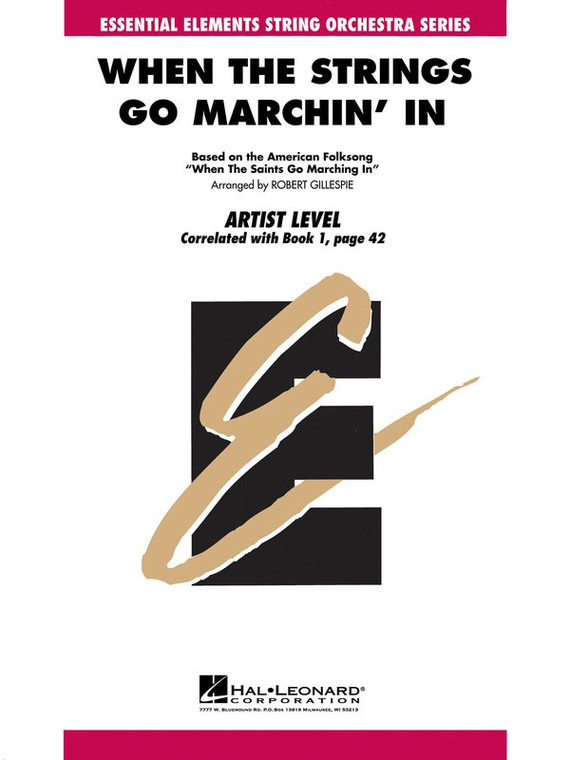 Hal Leonard When The Strings Go Marching In Eesxpl1 Sc/Pts (Pod)