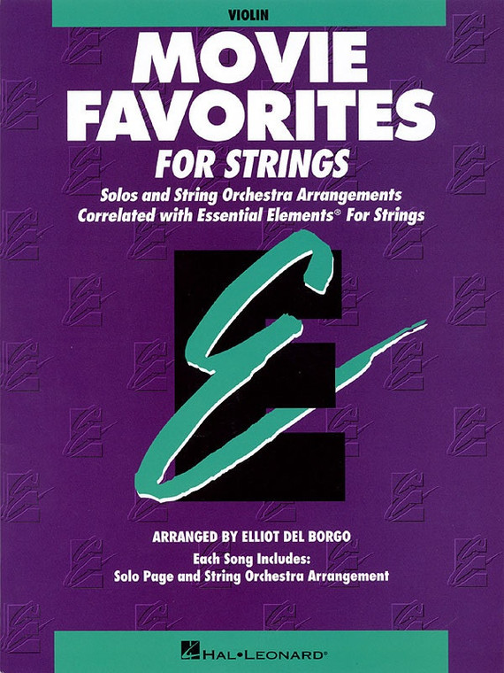 Hal Leonard Essential Elements Movie Favorites For Strings Violin Book (Parts 1/2)