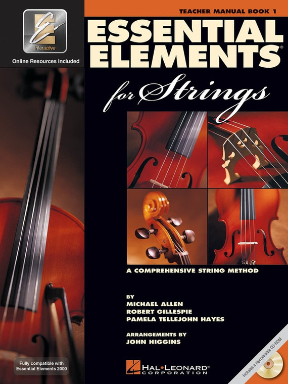 Hal Leonard Essential Elements For Strings Book 1 With E Ei Teacher's Manual
