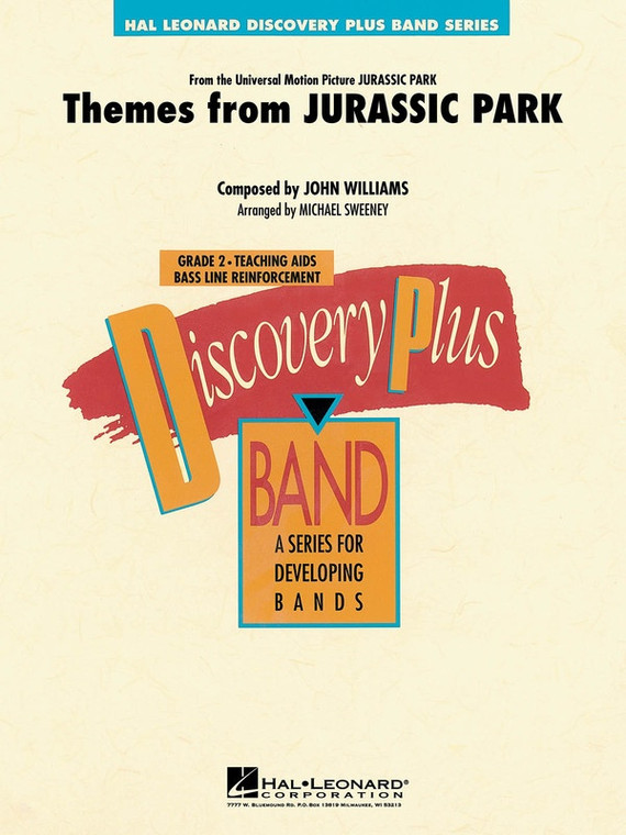 Hal Leonard Themes From Jurassic Park Cb2 Sc/Pts