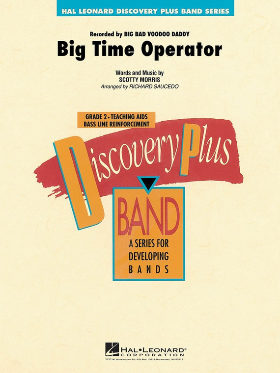 Hal Leonard Big Time Operator Discpl2