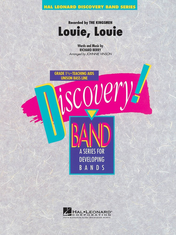 Hal Leonard Louie Louie Disc1.5