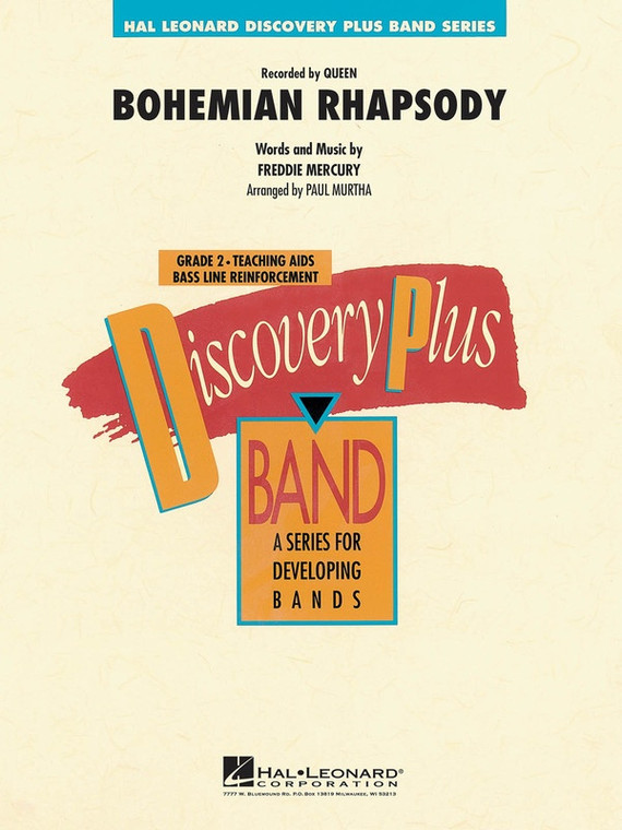 Hal Leonard Bohemian Rhapsody Discpl2