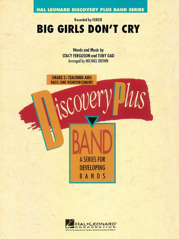 Hal Leonard Big Girls Dont Cry Discpl2