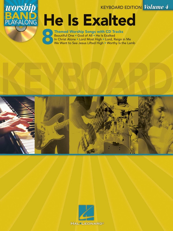 Hal Leonard He Is Exalted Wbpa Bk/Cd V4 Keyboard Edition