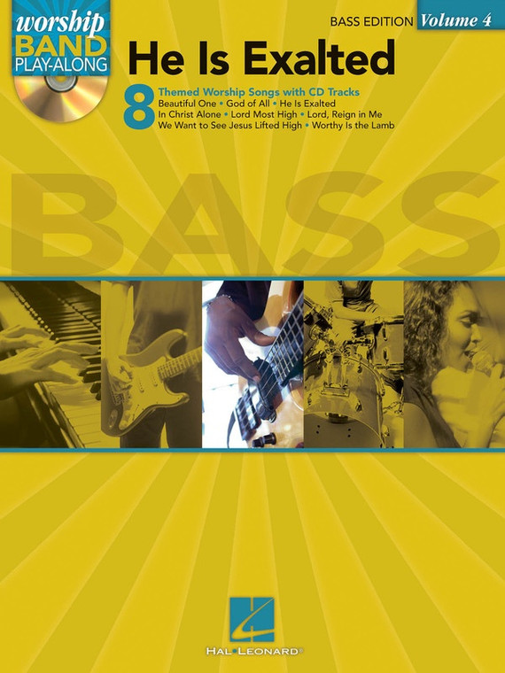 Hal Leonard He Is Exalted Wbpa Bk/Cd V4 Bass Edition