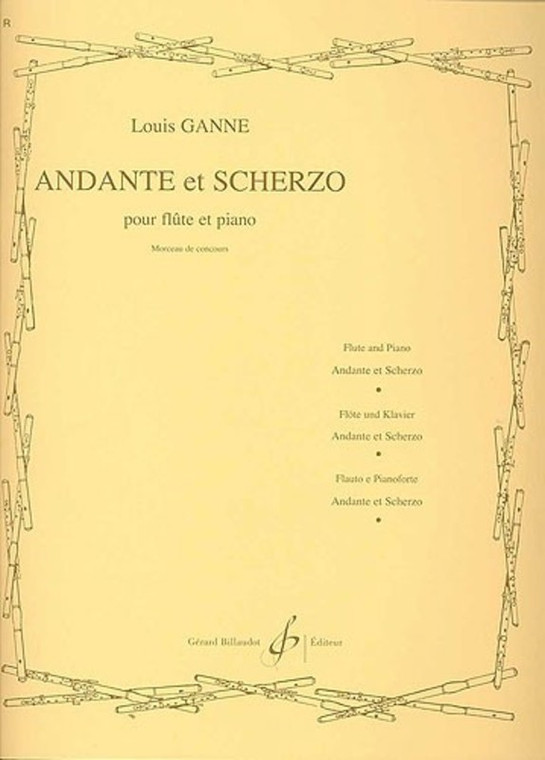 Ganne Andante Et Scherzo Flute/Piano