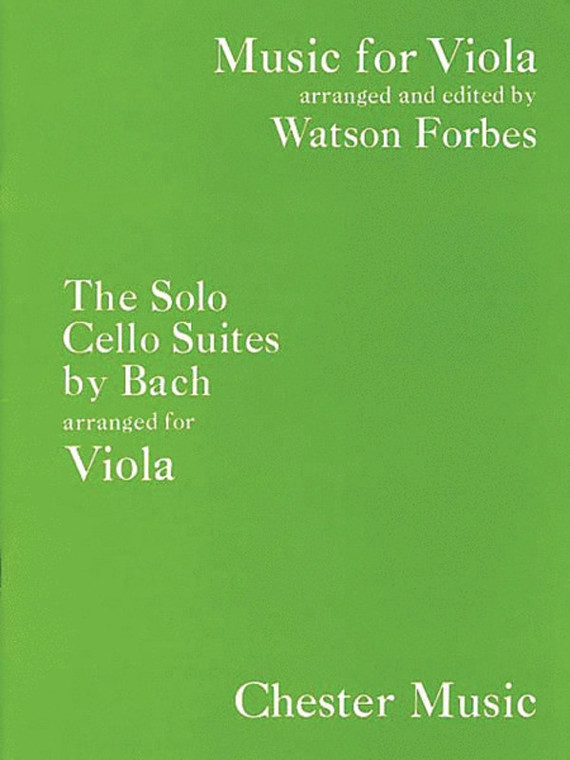Solo Cello Suites By Bach Arranged For Viola