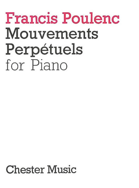 Poulenc Mouvements Perpetuels For Piano