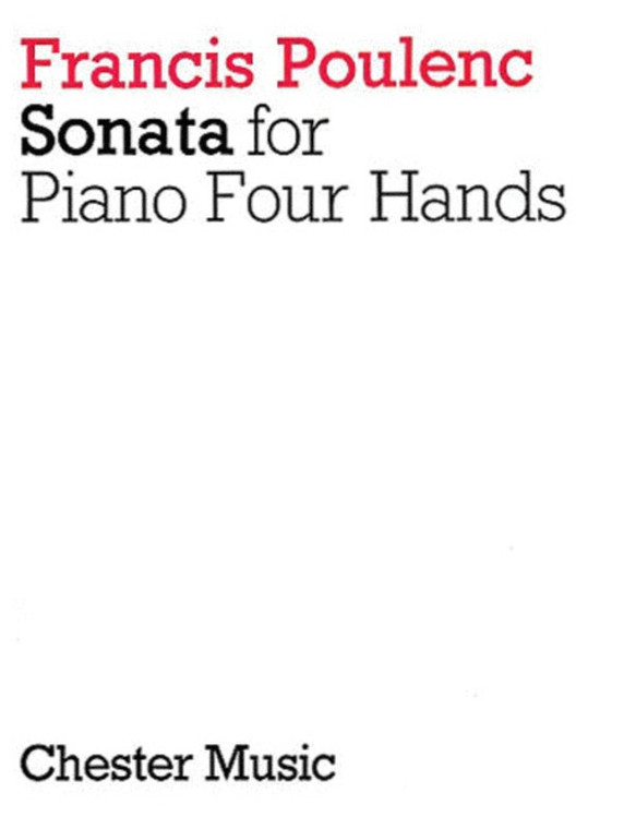 Poulenc Sonata For 1 Piano 4 Hands